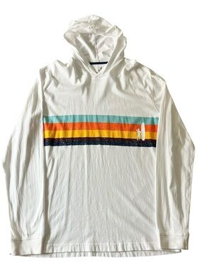 Johnnie O Hoodie Edison T-shirt Lightweight Cotton Long Sleeve Pullover XL